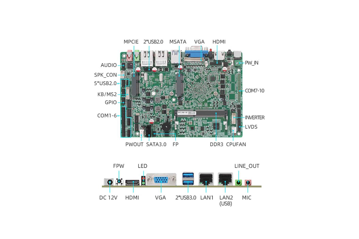 2130C 21.5" Industrial Touchscreen Computer(16:10)_1