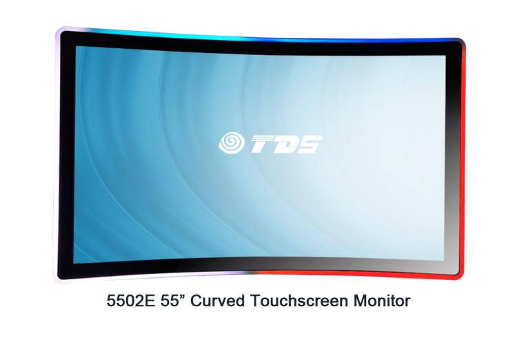5502E-C Type 55" Curved Touchscreen Monitor